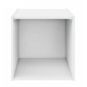 Raft pardoseala mdf alb 35x35x35 cm