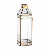 Set 2 felinare metal auriu Siwan 16x16x52.7 cm