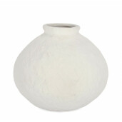 Vaza flori portelan alb Elayda 24.3x25.1x20.8 cm