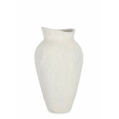 Set 4 vaze flori portelan alb Elayda 16.1x15.2x26.5 cm
