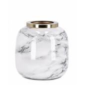 Vaza flori metal Marsha 18x17 cm