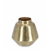 Vaza flori metal auriu Saad 8x8 cm