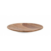 Set 4 platouri decorative lemn maro Aimi 23x2.5 cm
