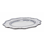 Set 4 platouri aluminiu Hikari decorative19x2 cm