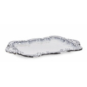 Set 4 platouri aluminiu 26.5x18x1.5 cm