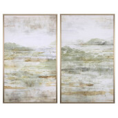 Set 2 tablouri canvas abstract 55x2.5x90 cm x2