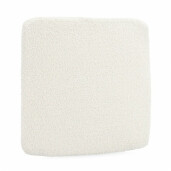 Set 5 perne scaune textil alb 38x38x2 cm