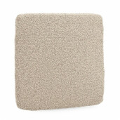 Set 5 perne scaune textil bej 38x38x2 cm