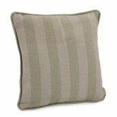 Set 2 perne decorative textil verde bej Kenny 43x43 cm