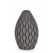 Vaza flori ceramica gri Kylo 16x24 cm