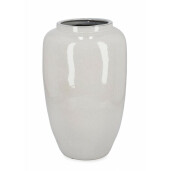 Vaza flori ceramica bej Jia 38x60 cm