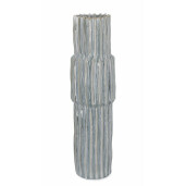 Vaza flori ceramica albastra Iku 21x75 cm