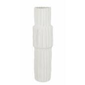 Vaza flori ceramica alba Iku 21x75 cm