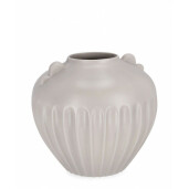 Vaza flori ceramica bej Juzo 27x24 cm