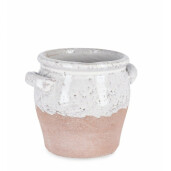 Set 8 ghivece flori teracota Anfora 19.5x15.5x15 cm