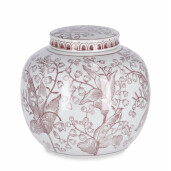 Set 2 vaze flori portelan 20x18 cm