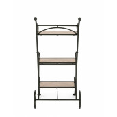 Suport flori otel mdf Guenda 54x34x78 cm