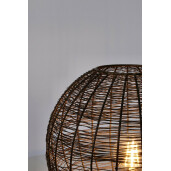 Veioza metal auriu Inay 26x26 cm