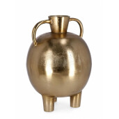Vaza flori metal auriu 25x37 cm