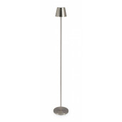 Lampadar cu led metal argintiu Etna 17x115 cm