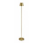 Lampadar cu led metal auriu Etna 17x115 cm