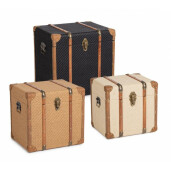 Set 3 cufere depozitare Adelasia 34x28x33 cm; 42x34x41 cm; 50x40x49 cm