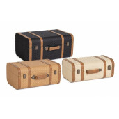 Set 3 valize depozitare Adelasia 40x22.5x17 cm; 45x28.5x20.5 cm; 50x35x24.5 cm