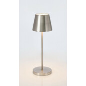 Veioza metal argintiu Etna 12x38 cm