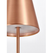 Veioza metal bronz Etna 12x38 cm
