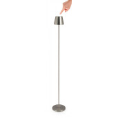 Lampadar cu led metal argintiu Etna 17x115 cm
