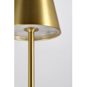 Lampadar cu led metal auriu Etna 17x115 cm