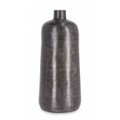 Vaza flori aluminiu gri Varanasi 20x44.5 cm