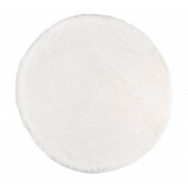 Set 4 covorase textil alb Kathlin 90 cm