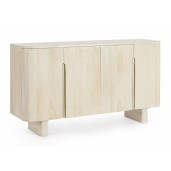 Comoda 4 usi lemn mango natur Serapis 150x40x84 cm