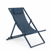 Set 4 scaune gradina albastre Taylor 60.5x101.5x73.5 cm