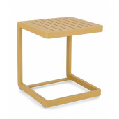 Set 2 masute aluminiu galben Konnor 40x40x45 cm