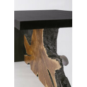 Masuta lemn negru maro Marwood 110x60x50 cm