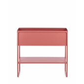 Suport flori metal roz Madelyn 45x18x44 cm