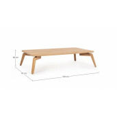 Masuta lemn natur Tamires 120x70x30 cm