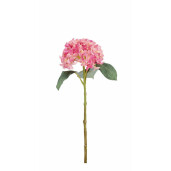Set 12 Hortensii artificiale verde roz 22x22x47 cm