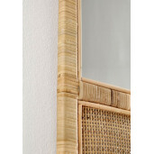 Oglinda perete ratan Hajar 50x2x70 cm