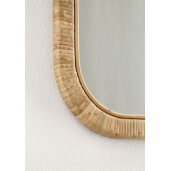 Oglinda perete ratan natur Hakima 50x2x70 cm