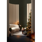 Veioza metal auriu Inay 26x26 cm