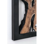 Decoratiune perete lemn Sherwood 100x4x60 cm