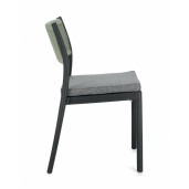Set 4 scaune Alvin gri verde 49.5x52.5x82 cm