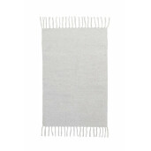 Covoras bumbac gri deschis Yoshiko 60x90 cm