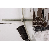 Tablou pictat in ulei canvas Paris 70x70x5.5 cm