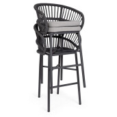 Set 4 scaune bar Odivelas 57x55x103.5h