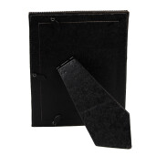 Rama foto de masa polirasina neagra aurie 13x1x18 cm, 10x15 cm