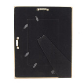 Rama foto de masa, perete polirasina neagra aurie 20x2x25 cm, 10x15 cm